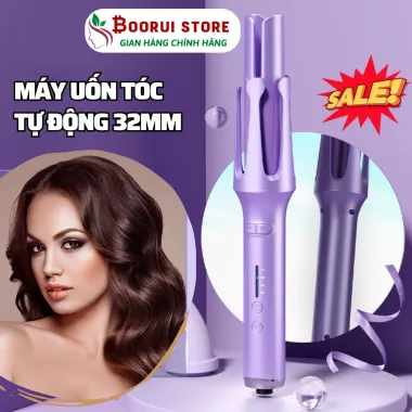 Máy uốn tóc tự động 32mm ion âm bảo vệ tóc - Giá shock chỉ 125000đ, BH 12 tháng 4