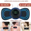Miếng Dán Massage Xung Điện, Máy Masage Điện Thông Minh, Chân, Cổ, Vai, Gáy 10 Chế Độ Rung Masage Xoa Bóp Giảm Đau.