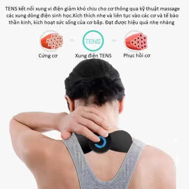 Miếng Dán Massage Xung Điện, Máy Masage Điện Thông Minh, Chân, Cổ, Vai, Gáy 10 Chế Độ Rung Masage Xoa Bóp Giảm Đau. 6 Miếng Dán Massage Xung Điện, Máy Masage Điện Thông Minh, Chân, Cổ, Vai, Gáy 10 Chế Độ Rung Masage Xoa Bóp Giảm Đau. 6