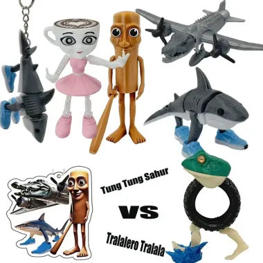 Mô Hình Brainrot 3D Vũ Trụ - Tralalero, Tung Tung Sahur - Giá Shock 69999đ