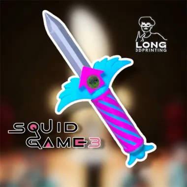 Mô hình đồ chơi Dagger Squid game giá rẻ chỉ 89000đ - Squid game 3 nhân vật chất lượng