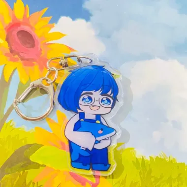 Móc Khóa Anime Chibi HERO TEAM Simmy Phong Cận Siro Giá Cực Sốc Chỉ 19000đ
