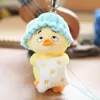 Móc Khóa Gà Vịt Nhồi Bông Mềm Mại Đáng Yêu 5