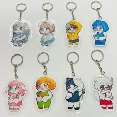 Móc Khoá In Hình Hero Team Siêu Cute - Giá Chỉ 15.000Đ (Tiết Kiệm 3.350Đ)