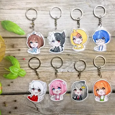 Móc Khoá In Hình Hero Team Siêu Cute - Giá Chỉ 15.000Đ (Tiết Kiệm 3.350Đ)