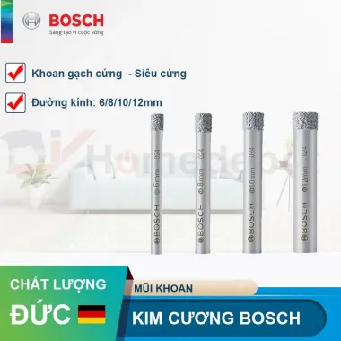 Mũi khoan kim cương khô cho gạch đá granite giá rẻ chỉ 48401đ - Cưa lỗ chuôi lục giác tiện lợi 4 Mũi khoan kim cương khô cho gạch đá granite giá rẻ chỉ 48401đ - Cưa lỗ chuôi lục giác tiện lợi 4
