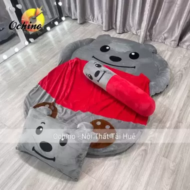 Nệm cho bé hình thú bông nghộ nghĩnh handmade cao cấp, size nệm rộng 1m1 dài 1m6 (ảnh thật) 8 Nệm cho bé hình thú bông nghộ nghĩnh handmade cao cấp, size nệm rộng 1m1 dài 1m6 (ảnh thật) 8