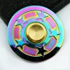 Nhẫn thép không gỉ cho nam spinner xoay fidget chống căng thẳng tái sinh vòng quay 10