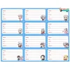 Nhãn Vở Anime Đa Dạng Kaoru Hana, Bocchi, Sakamoto - Giảm 17% Còn 14.000đ/set 12 tờ 3