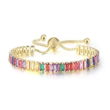 Nhẫn ZHOUYANG mạ vàng đính đá zircon đơn giản thời trang cho nữ
