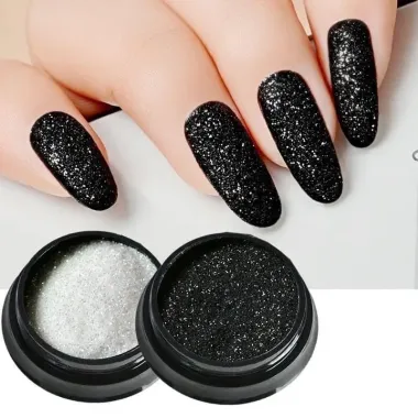 Nhũ rắc kim cương siêu sáng đen trắng mịn - Phụ kiện nail cao cấp giá 15k giảm từ 18750 VND 3 Nhũ rắc kim cương siêu sáng đen trắng mịn - Phụ kiện nail cao cấp giá 15k giảm từ 18750 VND 3