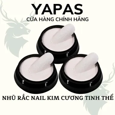 Nhũ rắc kim cương siêu sáng đen trắng mịn - Phụ kiện nail cao cấp giá 15k giảm từ 18750 VND
