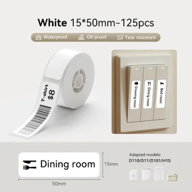 Niimbot Nhãn In Tên Dán Trắng Không Thấm Nước Tự Dính D11 D110 D101 H1S Giá Cực Tốt 106920đ