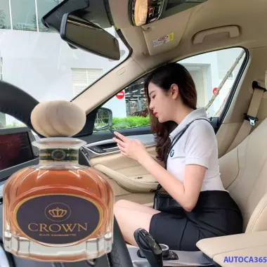 Nước Hoa Ô Tô Hương Cafe Hàn Quốc CROWN 100ml Khử Mùi Xe Cao Cấp Giá Rẻ 150k 4 Nước Hoa Ô Tô Hương Cafe Hàn Quốc CROWN 100ml Khử Mùi Xe Cao Cấp Giá Rẻ 150k 4