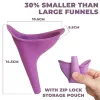 Nước Tiểu Khẩn Cấp Nữ RENUNONG Di Động Mềm Hồng Tím - Phễu Nước Tiểu TPR Giá Rẻ 12760đ 6
