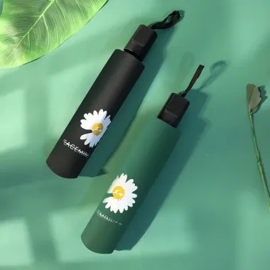 Ô Che Mưa Nắng Tự Động 4 Lớp Chống Tia UV - Hoa Cúc - Tặng Mẹ, Bạn Gái - Giá 139k 6