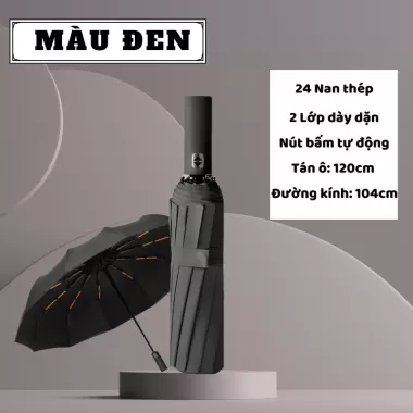 ô che mưa,ô tự động,ô dù đóng mở tự động 24 nan chắc chắn màu sắc đa dạng đi mưa nắng tiện lợi 8