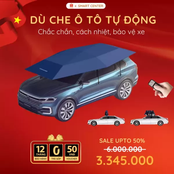 Hình ảnh sản phẩm Ô Dù Ô Tô Cao Cấp Gấp Gọn Tự Động KAW, Ô Che Nắng Mưa Xe Hơi, Cách Nhiệt, Chống Nắng, Chống Tia UV