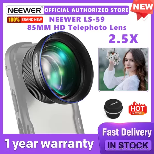 Trải nghiệm chụp ảnh chân dung bằng ống kính tele 85mm HD NEEWER trên smartphone