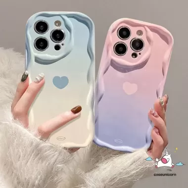 Ốp điện thoại họa tiết gợn sóng mắt Motif Trái tim màu hồng và Barbie cho Realme C55 C53 C51 C17 C15 C12 C11 C2 C1 C35 C33 C31 C30S C25 C21 C20 Narzo 50i 50A Prime 10 9 8 6 5 3 Pro 5