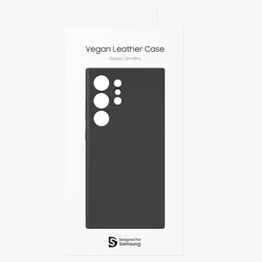 Ốp Lưng Da Thực Vật S24 Ultra. Vegan Leather Case. Hàng Chính Hãng Nguyên Seal