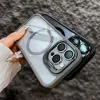 ốp lưng iphone Clear Camera Từ Tính Stent Ốp lưng Tương Thích ốp Cho iPhone 16 15 14 13 12 11 Pro Max Plus Mang Theo Ống Kính Sang Trọng Trong Suốt Chống Sốc Ốp Lưng 4