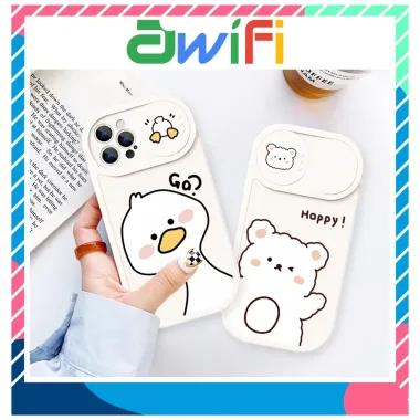 Ốp lưng iphone kute, ốp dễ thương vịt Vàng gấu happy 6/6splus/7/7plus/8/8plus/x/xs/11/12/13/14/pro/max/plus/promax