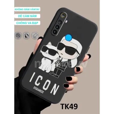 Ốp lưng Realme C35 C55 TPU viền vuông Drew DSQ Burlon giảm 35% chỉ 14760đ