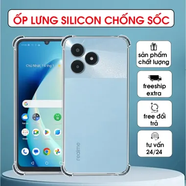 Ốp Lưng Realme Note50 Note60 C65 C55 Silicon Chống Sốc Cô Gái Dễ Thương Giá Rẻ 23.760đ 5