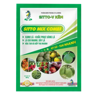 Phân bón lá Sitto Mix Combi V kẽm chính hãng Thái Lan 100g giá rẻ chỉ 85k 1