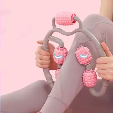 [Phoneuse] - Con lăn Massage Giảm đau cơ bắp Thư giãn mô sâu Vật lý Trị liệu tay Eo chân Con lăn toàn thân Máy mát xa Stick Shaft Cán 10