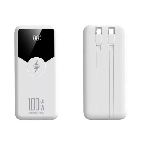 Pin dự phòng Gutek GT229 30.000 mAh: Đánh giá khả năng sạc nhanh 100 W cho smartphone hiện đại