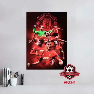 Poster MU Khổ Lớn 60x90 Trang Trí CLB Manchester United - Áp Phích Bóng Đá Đẹp Giá Cực Sốc 14900đ 5