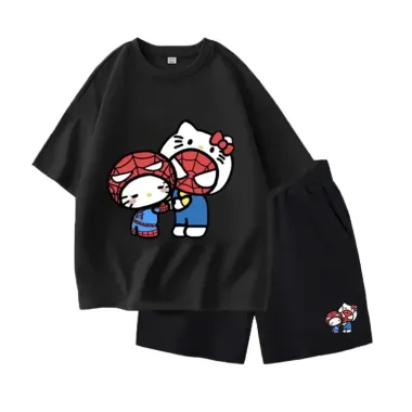 Quần Áo Cộc Tay Thun Cotton Mùa Hè Giá Shock - Hello Kitty & Người Nhện Chỉ 78k 1 Quần Áo Cộc Tay Thun Cotton Mùa Hè Giá Shock - Hello Kitty & Người Nhện Chỉ 78k 1
