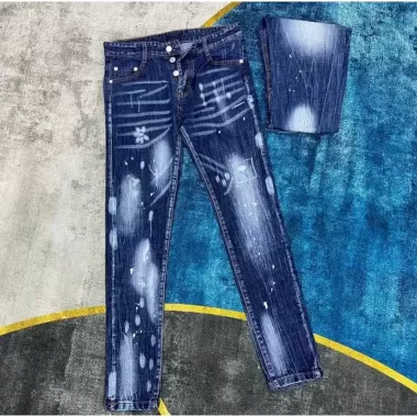 Quân jean nam Boy phố ASQ phối vảy sơn form chuẩn chất vải jean co dãn tốt mãu mới nhất cao cấp