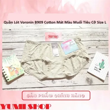 Quần lót cotton nữ Voronin B909, Chíp full cotton, thấm hút, dễ chịu, dày dặn 44 đến 58kg,chất lượng 4 Quần lót cotton nữ Voronin B909, Chíp full cotton, thấm hút, dễ chịu, dày dặn 44 đến 58kg,chất lượng 4