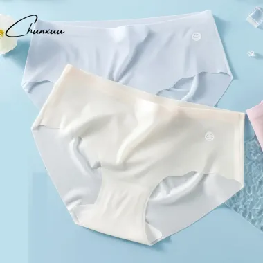 Quần Lót Nữ Cạp Cao Su Lụa Siêu Mỏng Mát Lạnh Không Viền - Giá Cực Sốc 35k