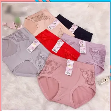 Quần Lót Trung Niên Cho Bà Mẹ - Lưng Cao Dáng Rộng, Cotton Mềm Mát, Giá Khuyến Mãi 29500đ 6
