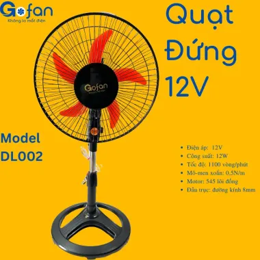 Quạt bàn B3 12V siêu bền, không kèm bình, giá chỉ 200k - Tiết kiệm 40k 6 Quạt bàn B3 12V siêu bền, không kèm bình, giá chỉ 200k - Tiết kiệm 40k 6