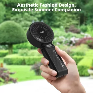 Quạt mini mạnh mẽ thế hệ thứ hai mới của Goojodoq cầm tay gấp 180° có 100 mức độ 10 Quạt mini mạnh mẽ thế hệ thứ hai mới của Goojodoq cầm tay gấp 180° có 100 mức độ 10
