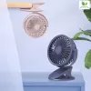 Quạt Mini Xoay Tự Động Kẹp Tích Điện 7 Inch Kẹp Bàn Xe Đẩy Pin 20000mAh Có Bảo Hành 5
