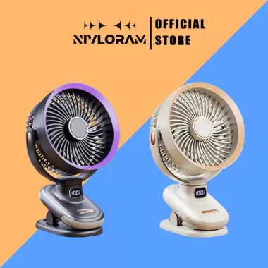Quạt Mini Xoay Tự Động Kẹp Tích Điện 7 Inch Kẹp Bàn Xe Đẩy Pin 20000mAh Có Bảo Hành 6 Quạt Mini Xoay Tự Động Kẹp Tích Điện 7 Inch Kẹp Bàn Xe Đẩy Pin 20000mAh Có Bảo Hành 6