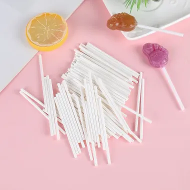 Que Cắm Kẹo Mút, Bánh Kem, Socola Cán Nhựa Siêu Rẻ 13000đ/Gói 100 Que 3