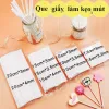 Que Cắm Kẹo Mút, Bánh Kem, Socola Cán Nhựa Siêu Rẻ 13000đ/Gói 100 Que 4