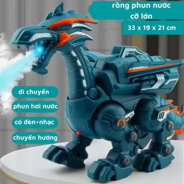 Robot Khủng Long Phun Lửa Cỡ Lớn Cho Bé - Đồ Chơi Giải Trí Trẻ Em Giá Sốc 175000đ 1 Robot Khủng Long Phun Lửa Cỡ Lớn Cho Bé - Đồ Chơi Giải Trí Trẻ Em Giá Sốc 175000đ 1