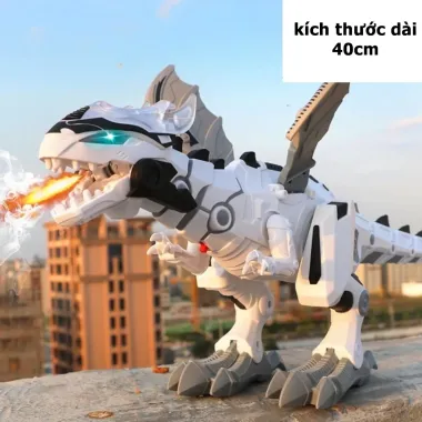 Robot Khủng Long Phun Lửa Cỡ Lớn Cho Bé - Đồ Chơi Giải Trí Trẻ Em Giá Sốc 175000đ