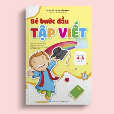 Sách - Bé Bước Đầu Tập Viết - Giúp Bé Tự Tin Vào Lớp 1 ( Dành Cho Bé 4-6 Tuổi ) 5 Sách - Bé Bước Đầu Tập Viết - Giúp Bé Tự Tin Vào Lớp 1 ( Dành Cho Bé 4-6 Tuổi ) 5