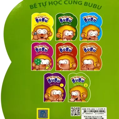 Sách - Bé tự học cùng Bubu - Tập viết, tập tô màu, tập viết số và làm toán 5