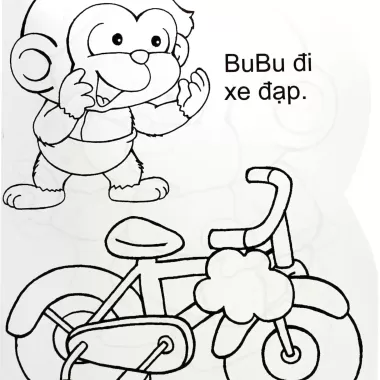 Sách - Bé tự học cùng Bubu - Tập viết, tập tô màu, tập viết số và làm toán 6