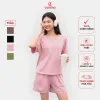 SALE Sét Bộ Thun Nữ Hè In Số22 siêu đẹp - Cotton Cao Cấp Giá Rẻ Chỉ 69k 6